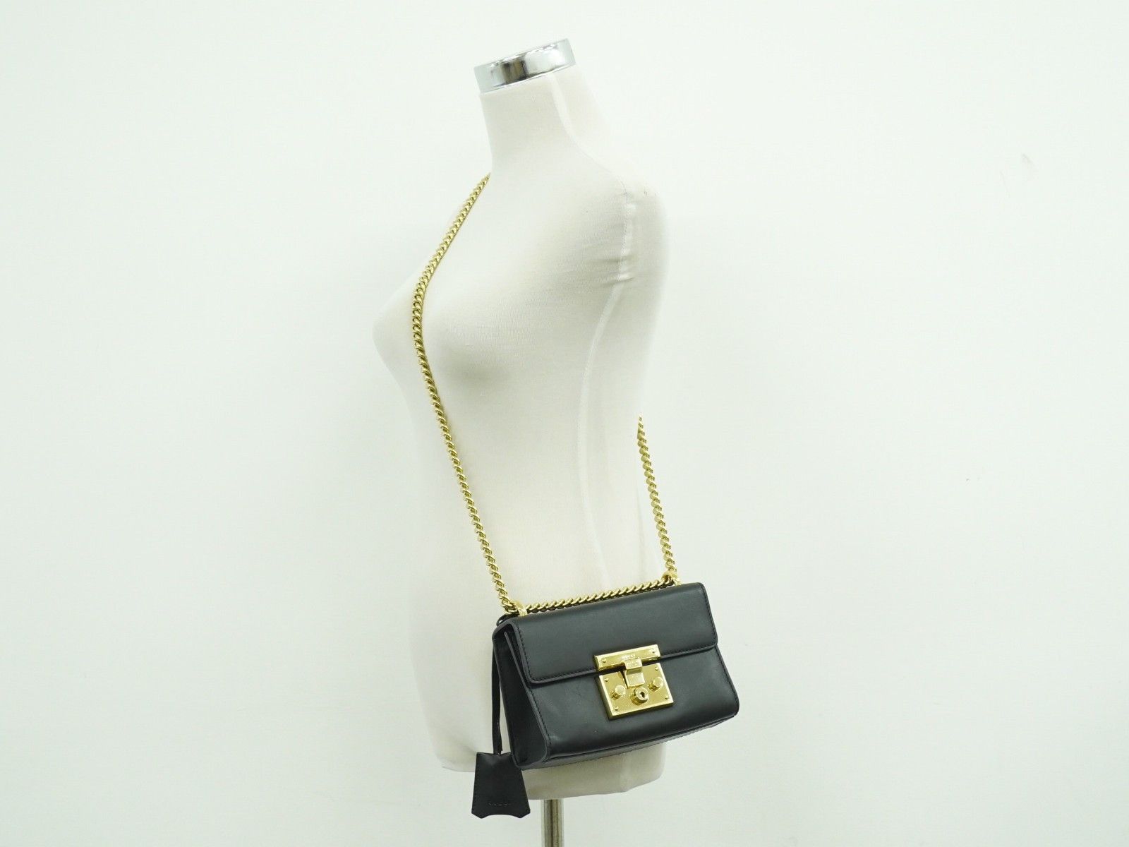 Gucci Gucci Padlock Shoulder Bag Leather Size ONE SIZE - 11 Thumbnail