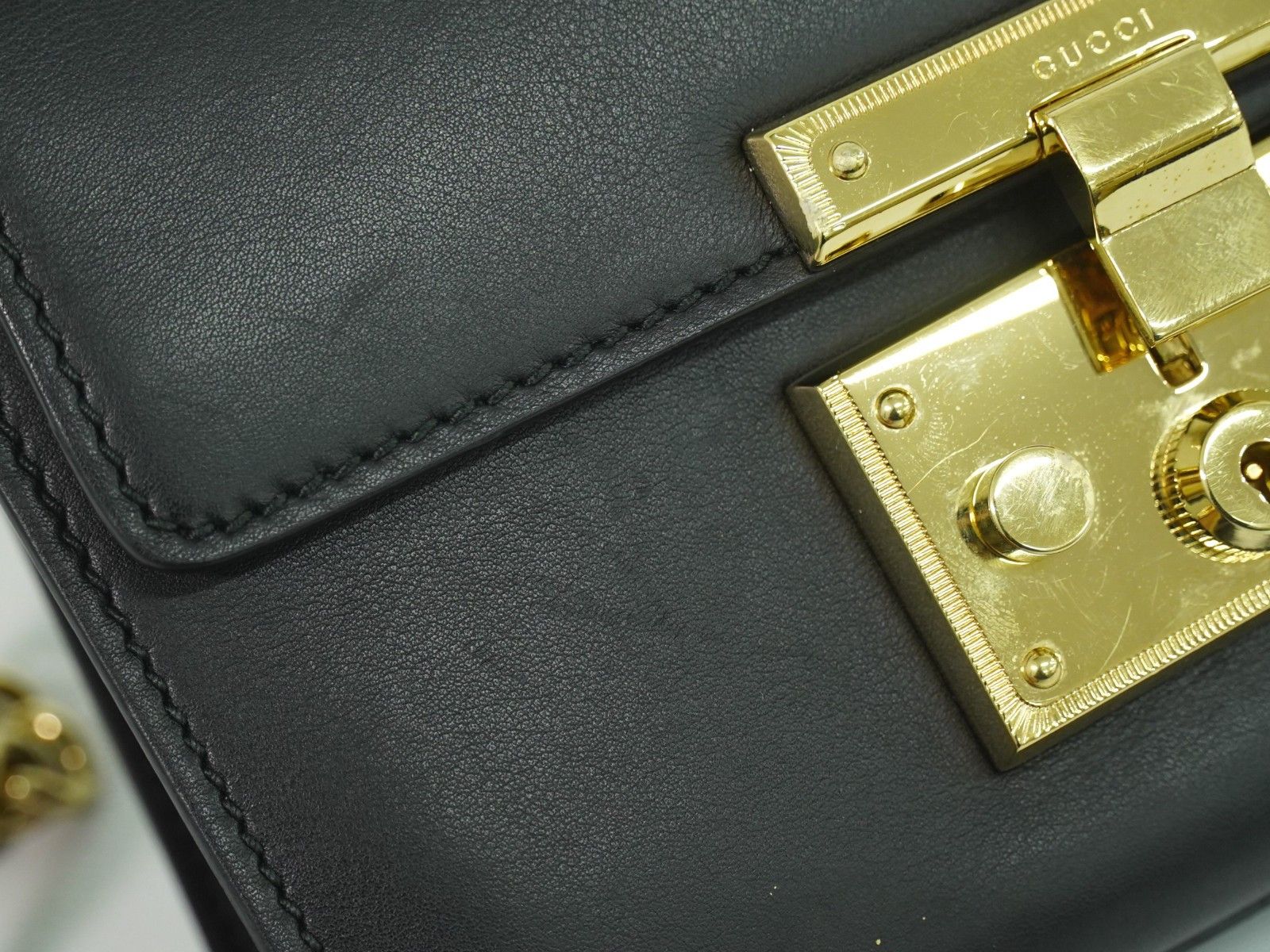 Gucci Gucci Padlock Shoulder Bag Leather Size ONE SIZE - 9 Thumbnail