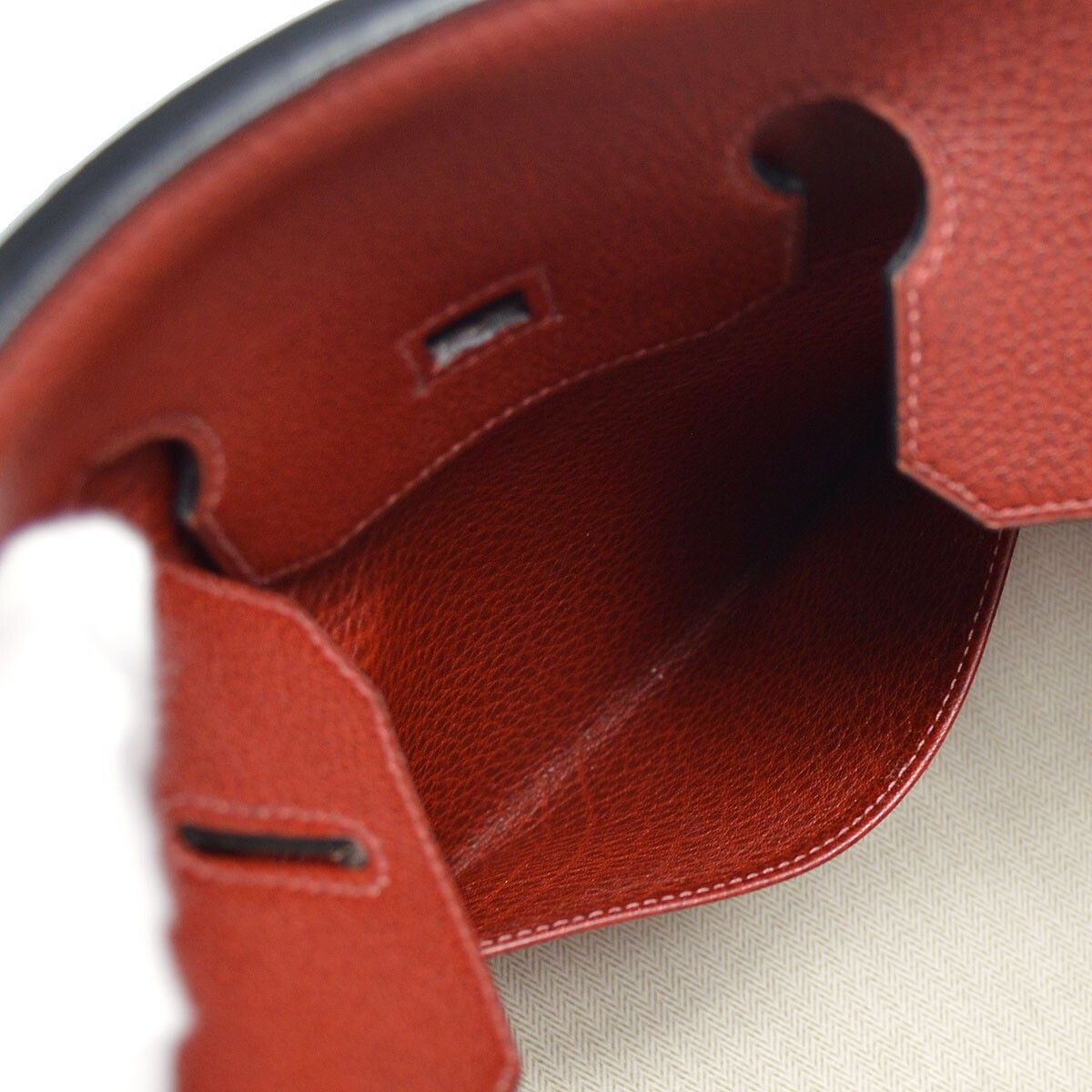 Hermes Hermes Birkin Handbag Red Crinoline Taurillon Clémence Size ONE SIZE - 10 Thumbnail
