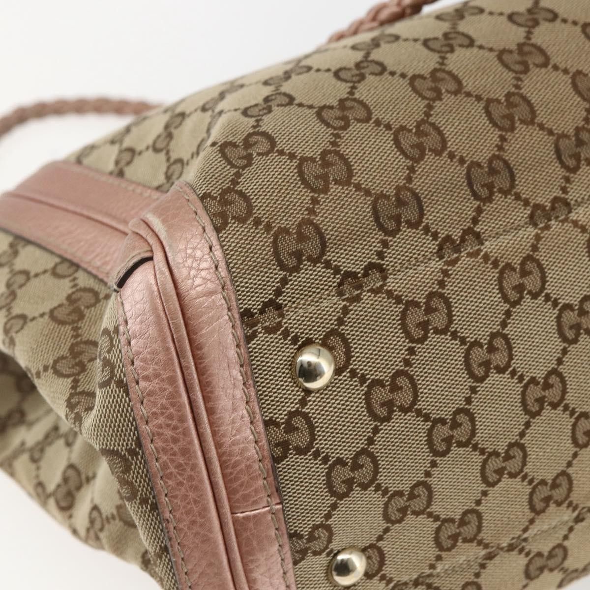 Gucci Gucci Bella Tote GG Canvas with Leather Size ONE SIZE - 12 Thumbnail