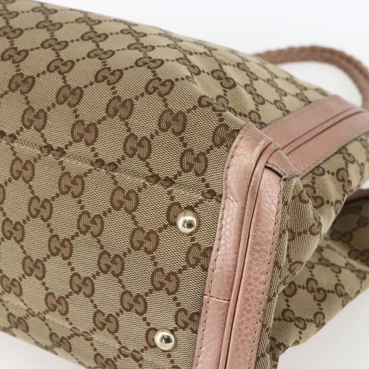 Gucci Gucci Bella Tote GG Canvas with Leather Size ONE SIZE - 11 Thumbnail