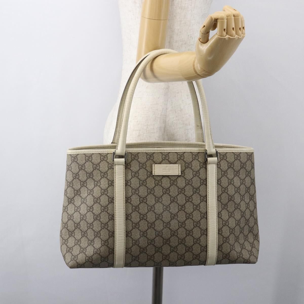 Gucci Gucci Joy Tote GG Coated Canvas with Leather Size ONE SIZE - 15 Thumbnail
