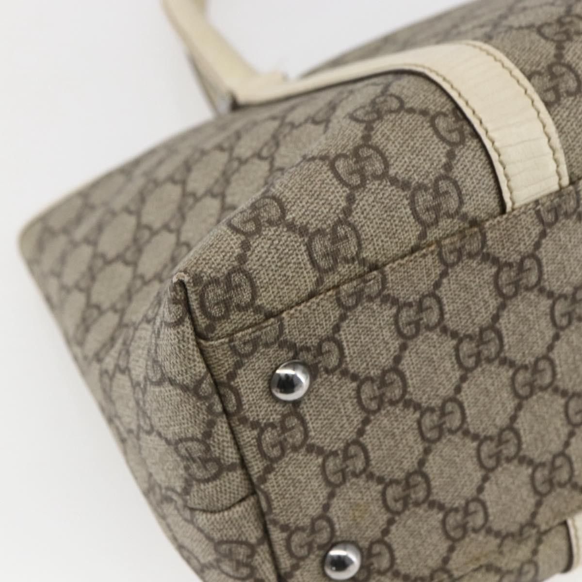 Gucci Gucci Joy Tote GG Coated Canvas with Leather Size ONE SIZE - 11 Thumbnail