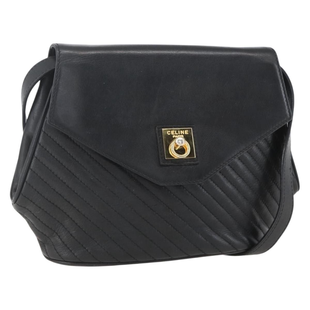 Celine Celine Vintage Shoulder Bag Leather Size ONE SIZE - 17 Thumbnail