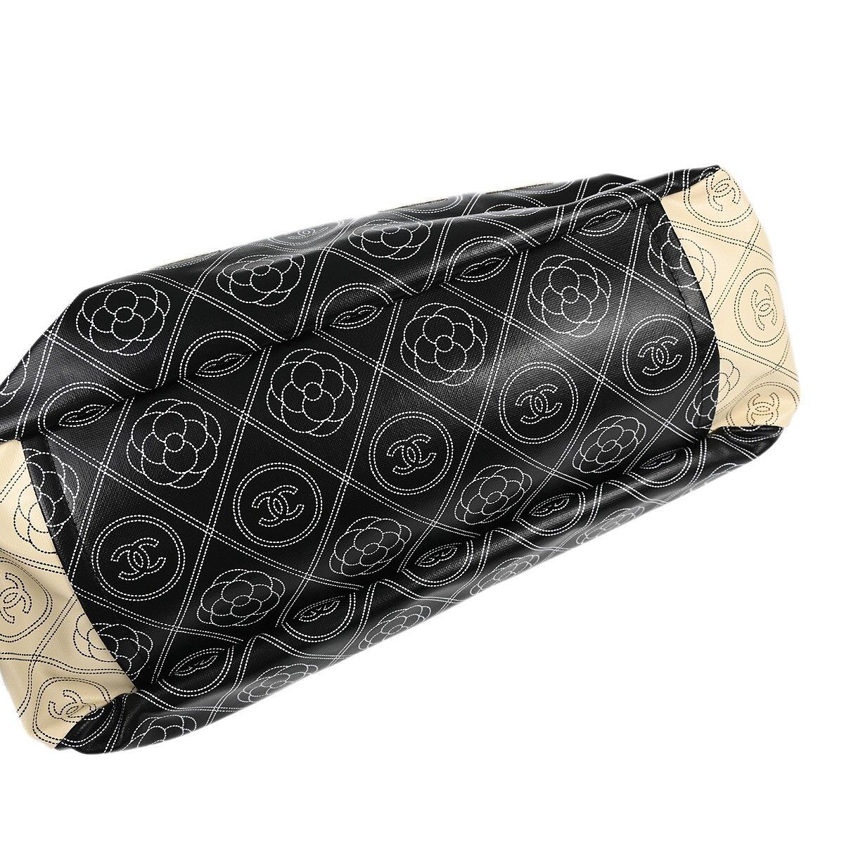 Chanel Chanel Logo Camellia Shopping Tote Printed Coated Canvas Size ONE SIZE - 8 Thumbnail