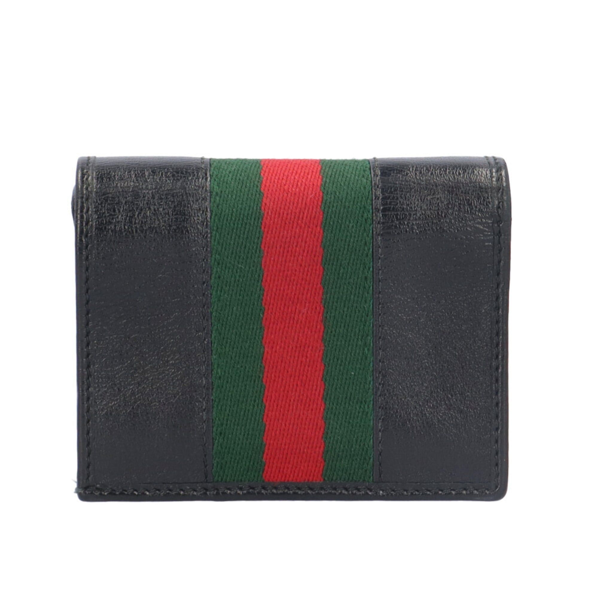 Gucci Gucci Raja Bifold Wallet, Leather 573790, Women's, Pre-owned GUCCI Chain Wallet Size ONE SIZE - 3 Thumbnail