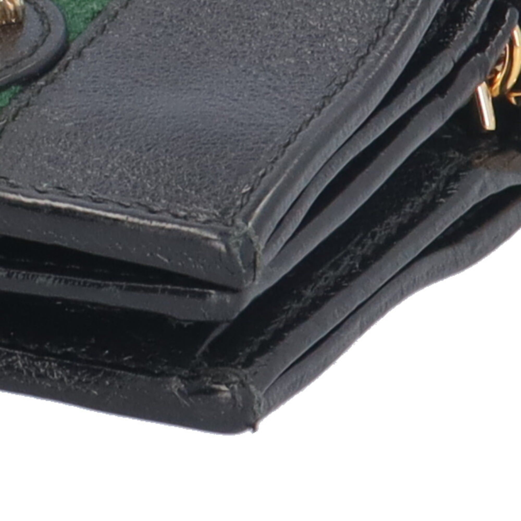 Gucci Gucci Raja Bifold Wallet, Leather 573790, Women's, Pre-owned GUCCI Chain Wallet Size ONE SIZE - 9 Thumbnail