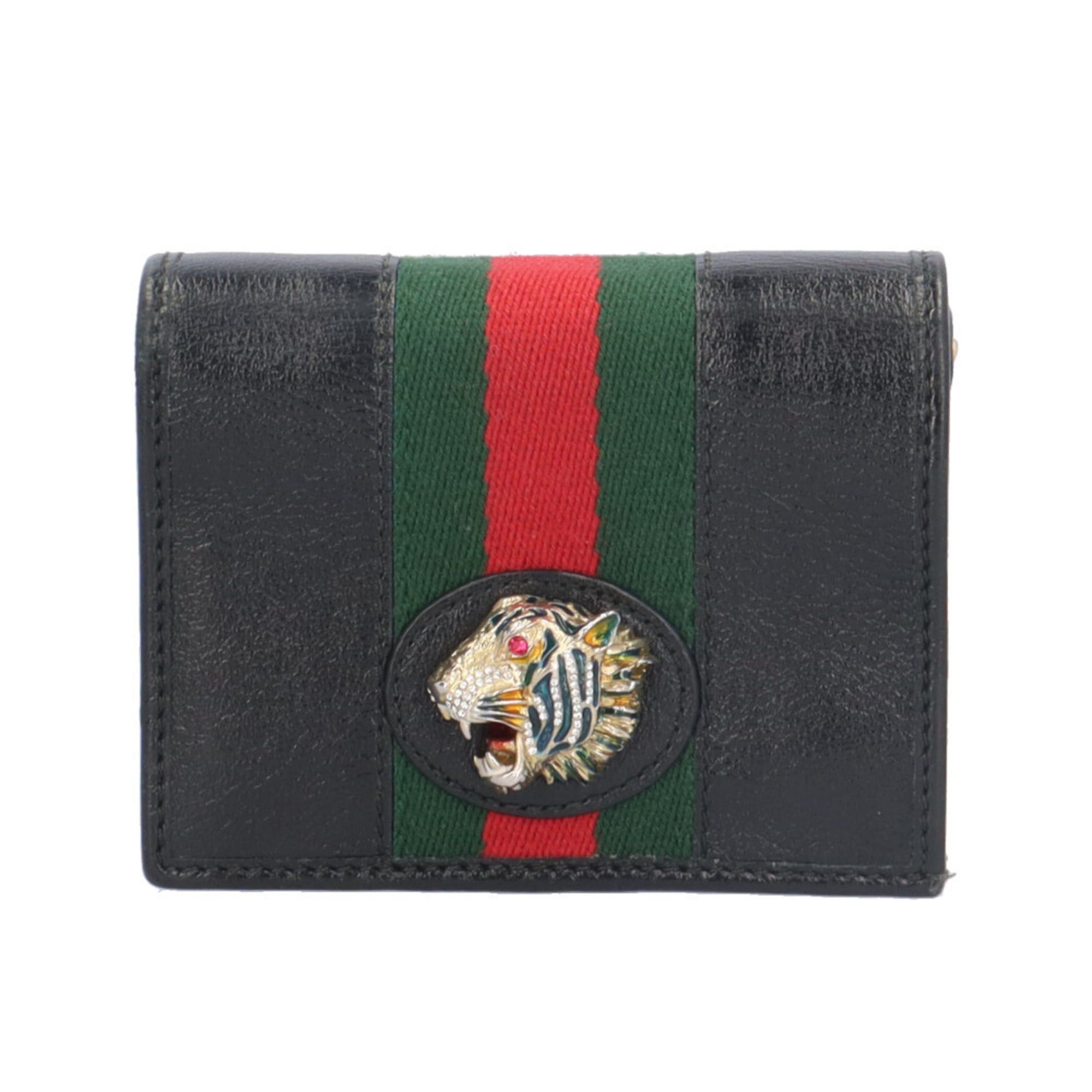 Gucci Gucci Raja Bifold Wallet, Leather 573790, Women's, Pre-owned GUCCI Chain Wallet Size ONE SIZE - 2 Thumbnail