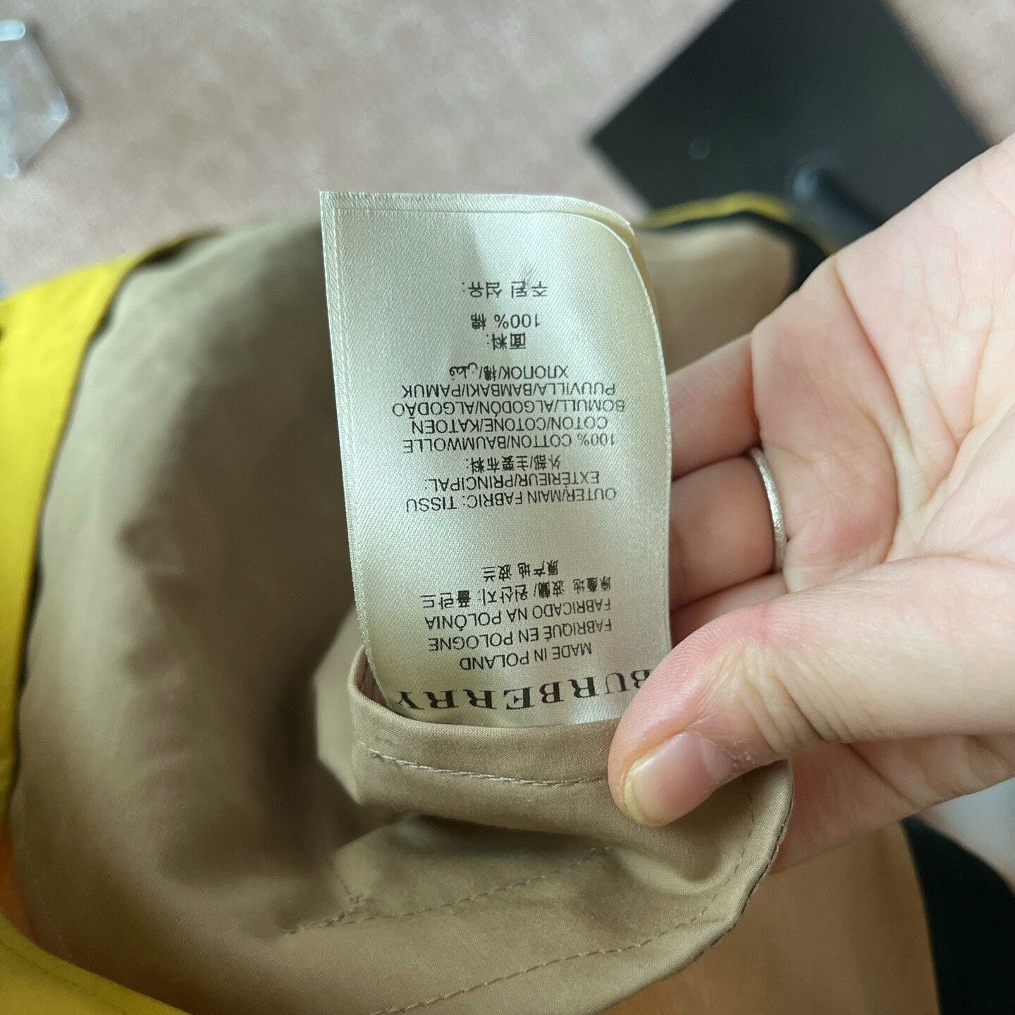 Burberry Burberry Yellow Coat UK6 Size 99 New Size US XS / EU 42 / 0 - 4 Thumbnail