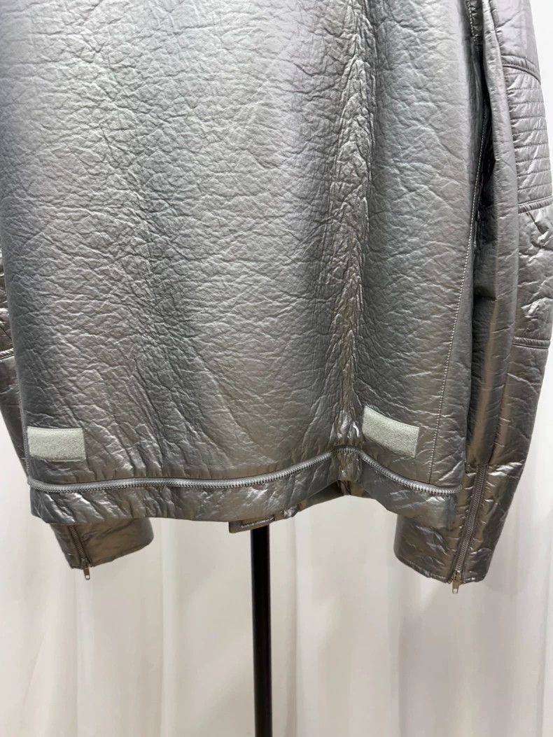Helmut Lang Helmut Lang Silver Spacesuit Jacket 1999AW Size US M / EU 48-50 / 2 - 6 Thumbnail