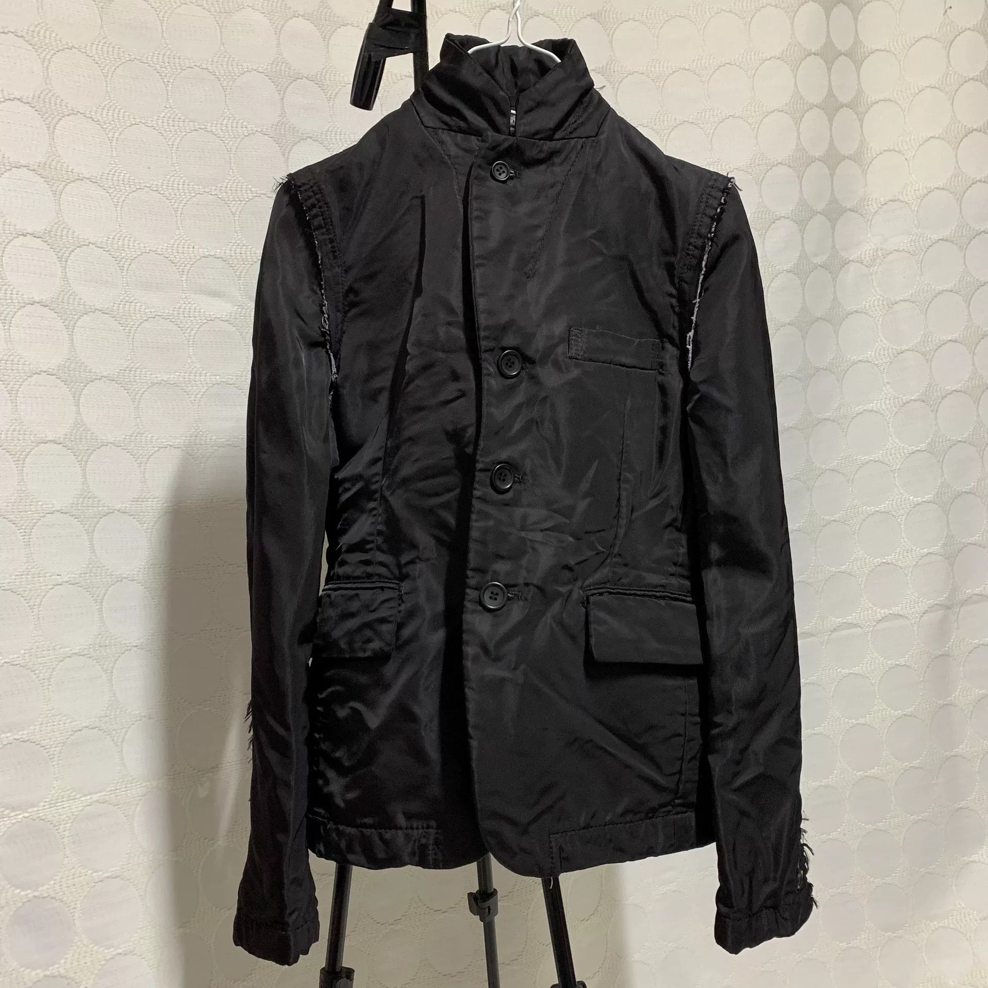 Comme des Garcons CDG Black Deconstructed Blazer XXS Size US XXS / EU 40 - 4 Thumbnail