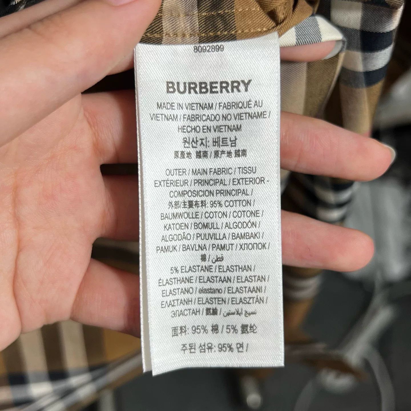 Burberry Burberry Checkered Shirt V1919 Size US M / EU 48-50 / 2 - 4 Thumbnail