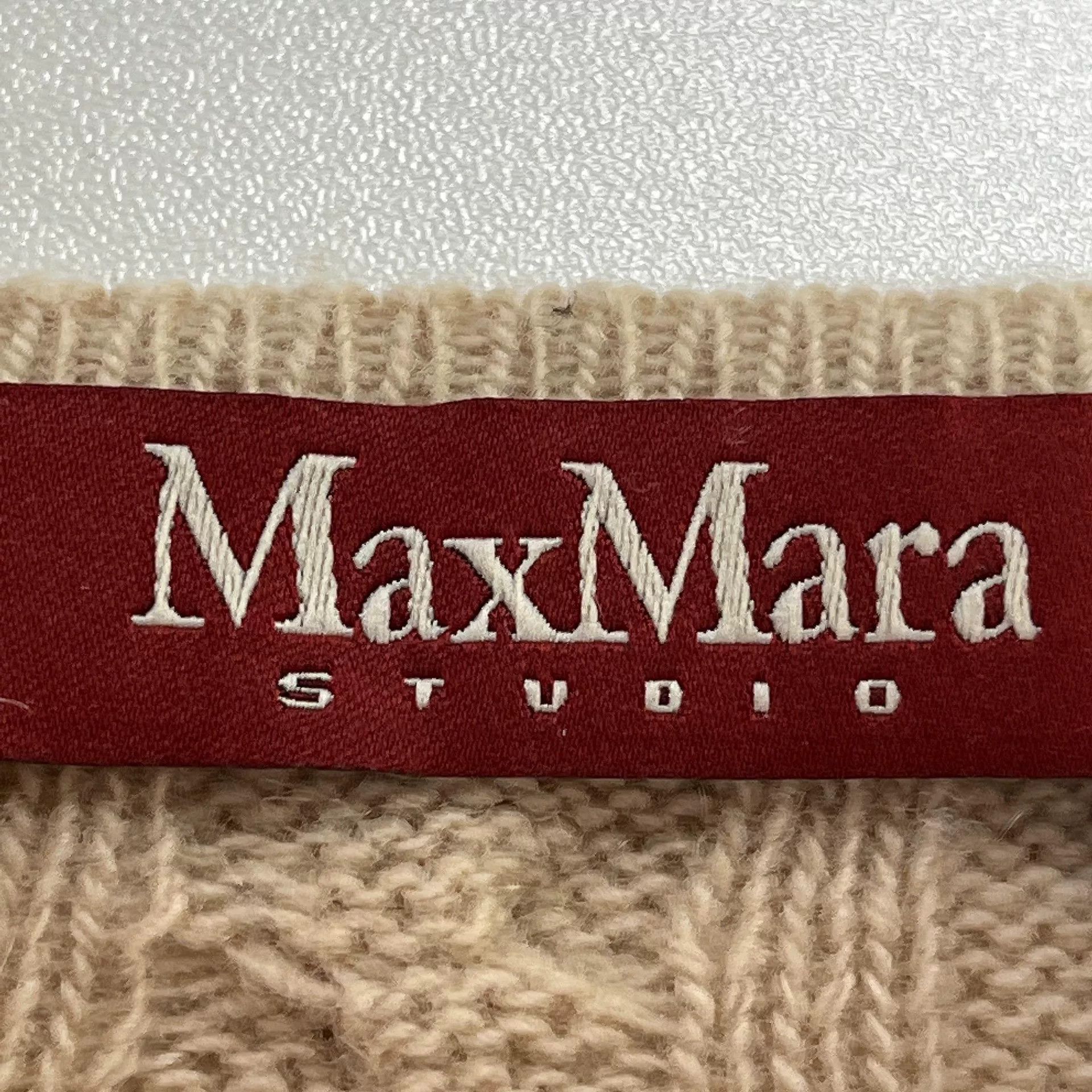 Max Mara MaxMara Cable Knit Cardigan Coat Size US M / EU 48-50 / 2 - 3 Thumbnail