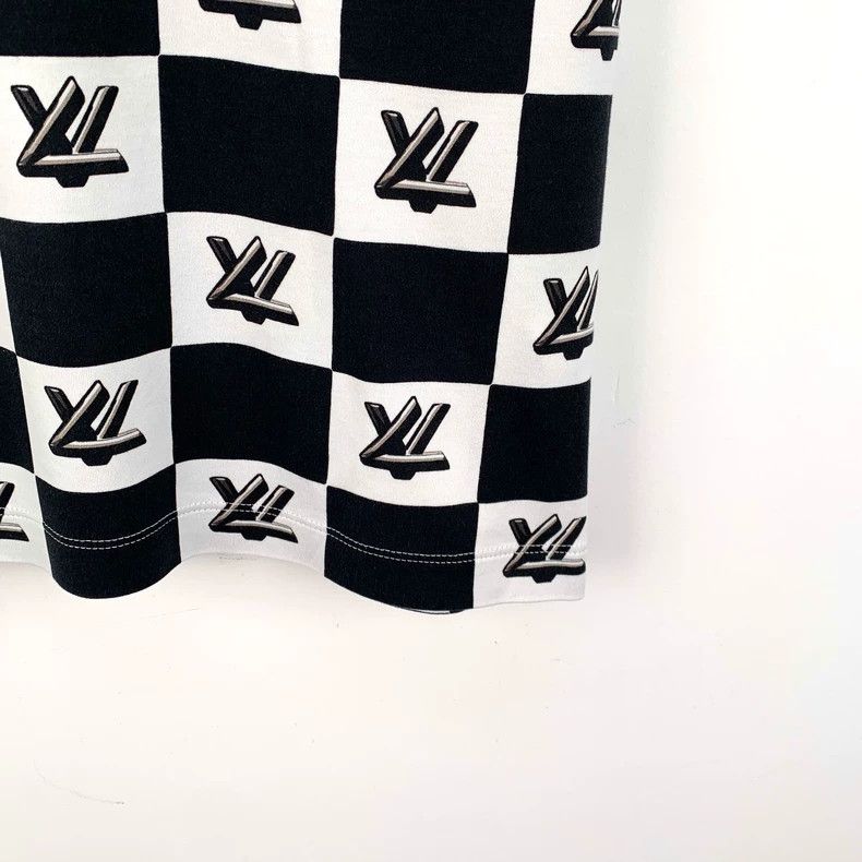 Louis Vuitton Louis Vuitton Black Checkerboard Print T-Shirt Size US XS / EU 42 / 0 - 4 Thumbnail