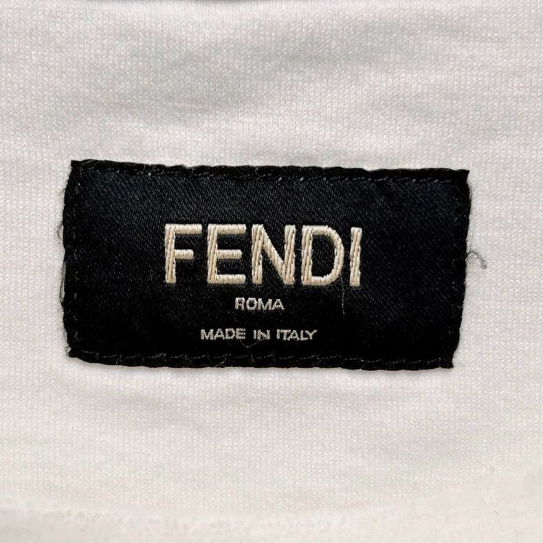 Fendi FENDI Logo Print Crewneck Long Sleeve Sweater Size US M / EU 48-50 / 2 - 5 Thumbnail