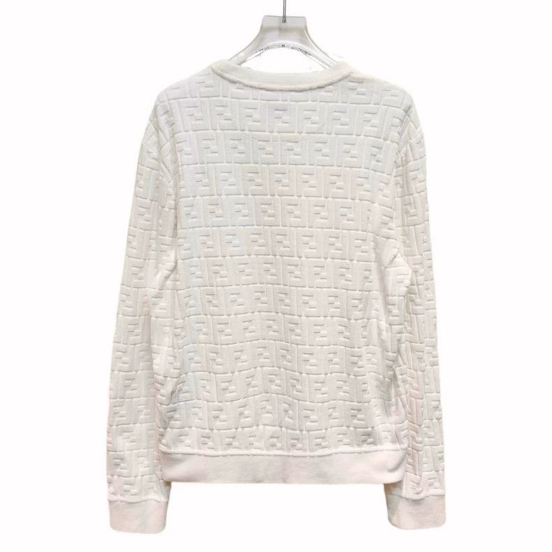 Fendi FENDI Logo Print Crewneck Long Sleeve Sweater Size US M / EU 48-50 / 2 - 2 Thumbnail