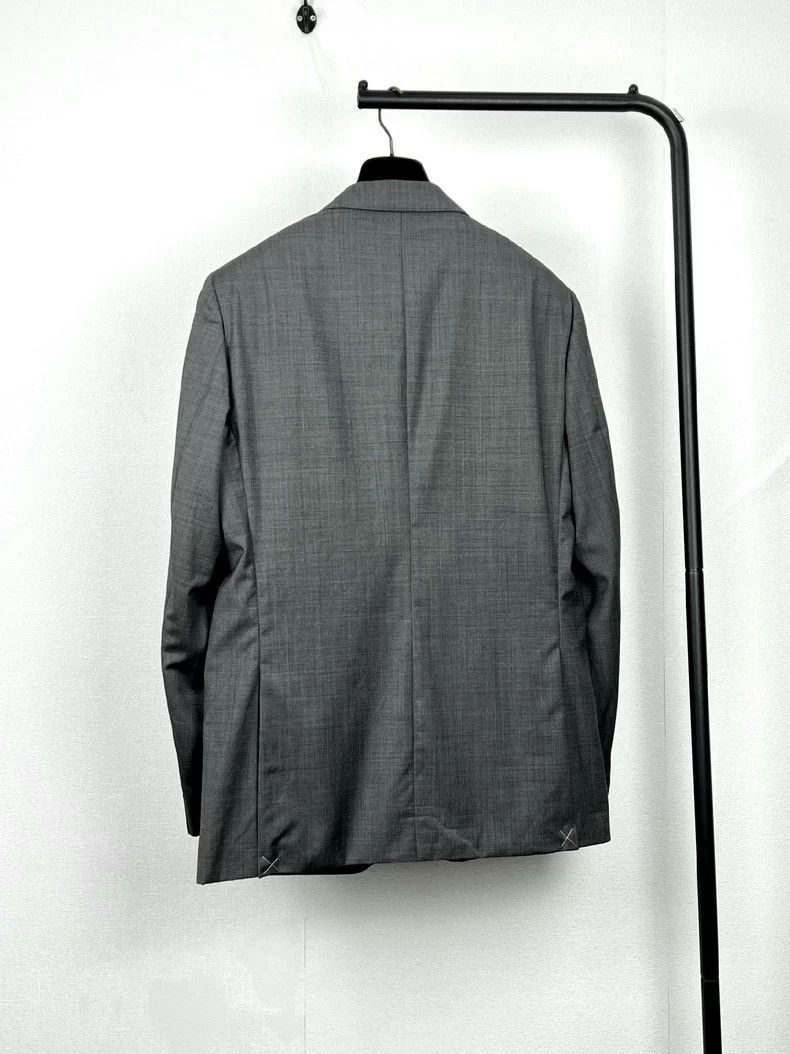 Valentino Valentino Men's Gray Wool Suit Size US XL / EU 56 / 4 - 3 Thumbnail