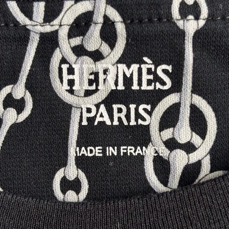 Hermes HERMES Logo Print Crew Neck T-Shirt Size US M / EU 48-50 / 2 - 5 Thumbnail