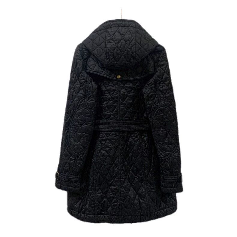 Burberry Burberry Black Check Lined Cotton Coat Size US M / EU 48-50 / 2 - 2 Thumbnail