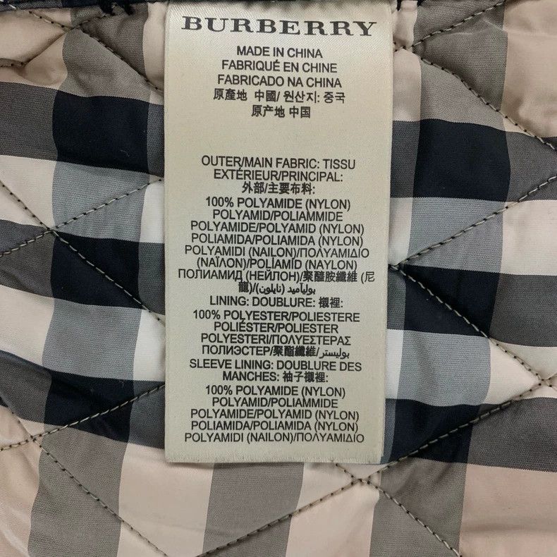 Burberry Burberry Black Check Lined Cotton Coat Size US M / EU 48-50 / 2 - 7 Thumbnail