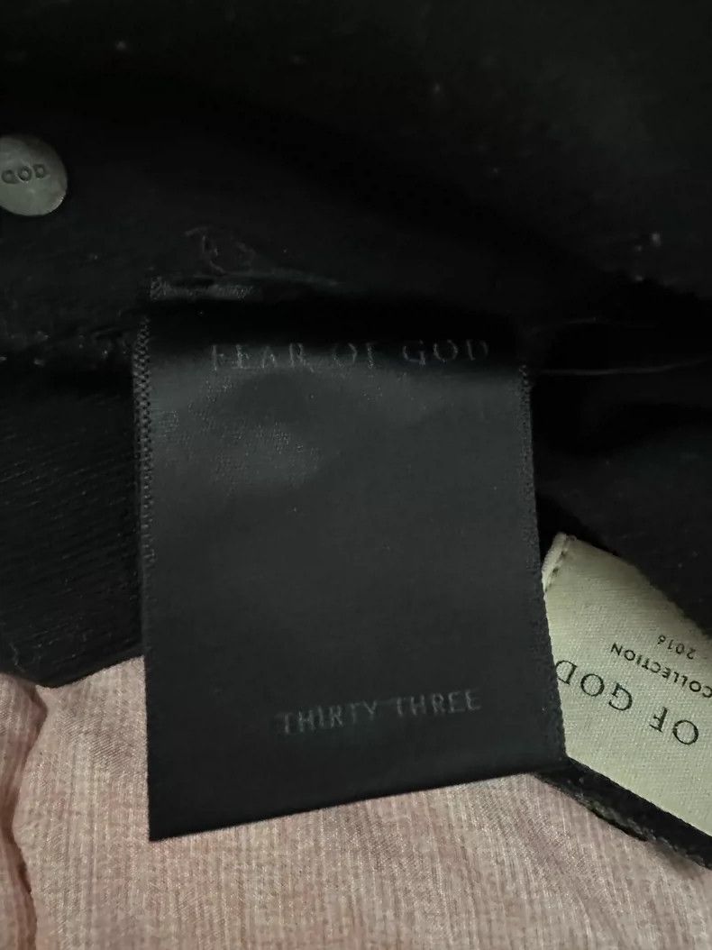 Fear of God Fear of God 4th Black Distressed Denim Jeans Size US 33 - 5 Thumbnail
