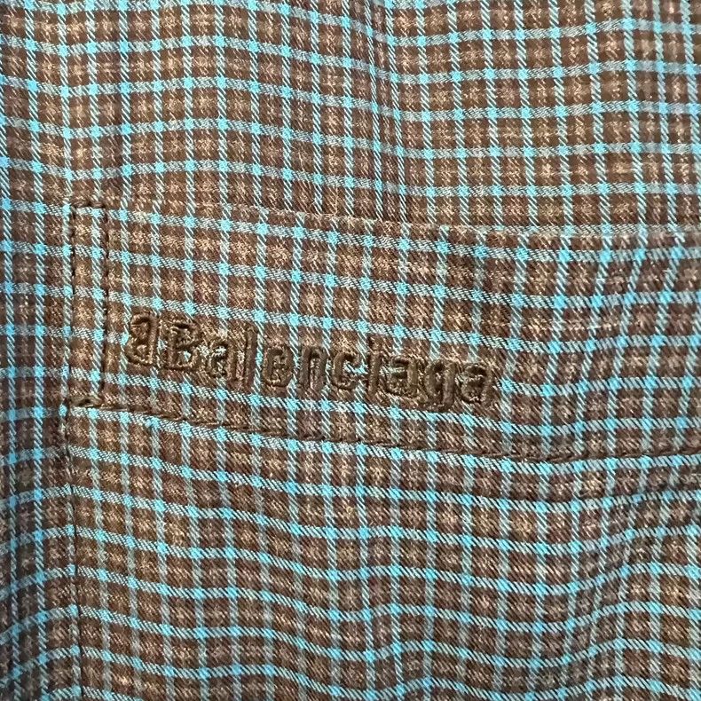 Balenciaga Balenciaga Checked Cotton Shirt Jacket Size US XS / EU 42 / 0 - 4 Thumbnail