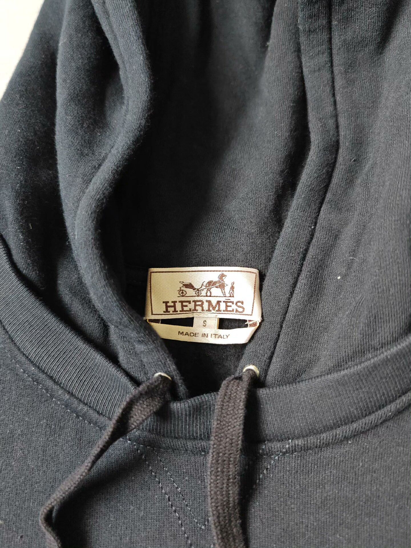 Hermes Hermes Navy Hoodie Sweatshirt S Size US S / EU 44-46 / 1 - 3 Thumbnail