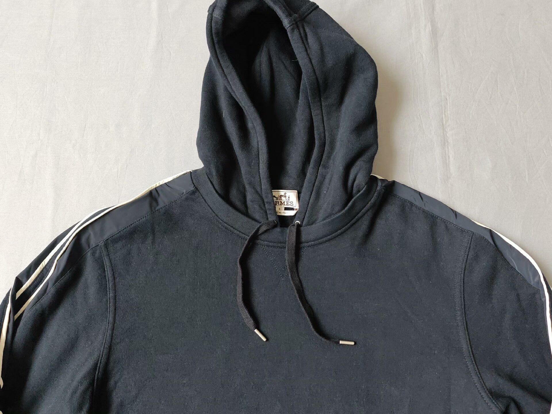 Hermes Hermes Navy Hoodie Sweatshirt S Size US S / EU 44-46 / 1 - 2 Thumbnail