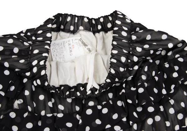 Comme des Garcons COMME des GARCONS Black Polka Dot Skirt Size US 34 / EU 50 - 5 Thumbnail