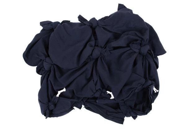 Comme des Garcons COMME des GARCONS Navy Knot Crop Top Size US M / EU 48-50 / 2 - 3 Thumbnail