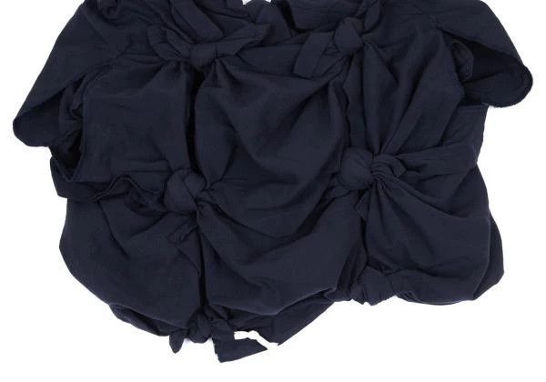 Comme des Garcons COMME des GARCONS Navy Knot Crop Top Size US M / EU 48-50 / 2 - 8 Thumbnail