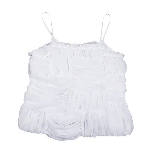 Comme des Garcons COMME des GARCONS White Vintage Sheer Top Size US M / EU 48-50 / 2 - 2 Thumbnail