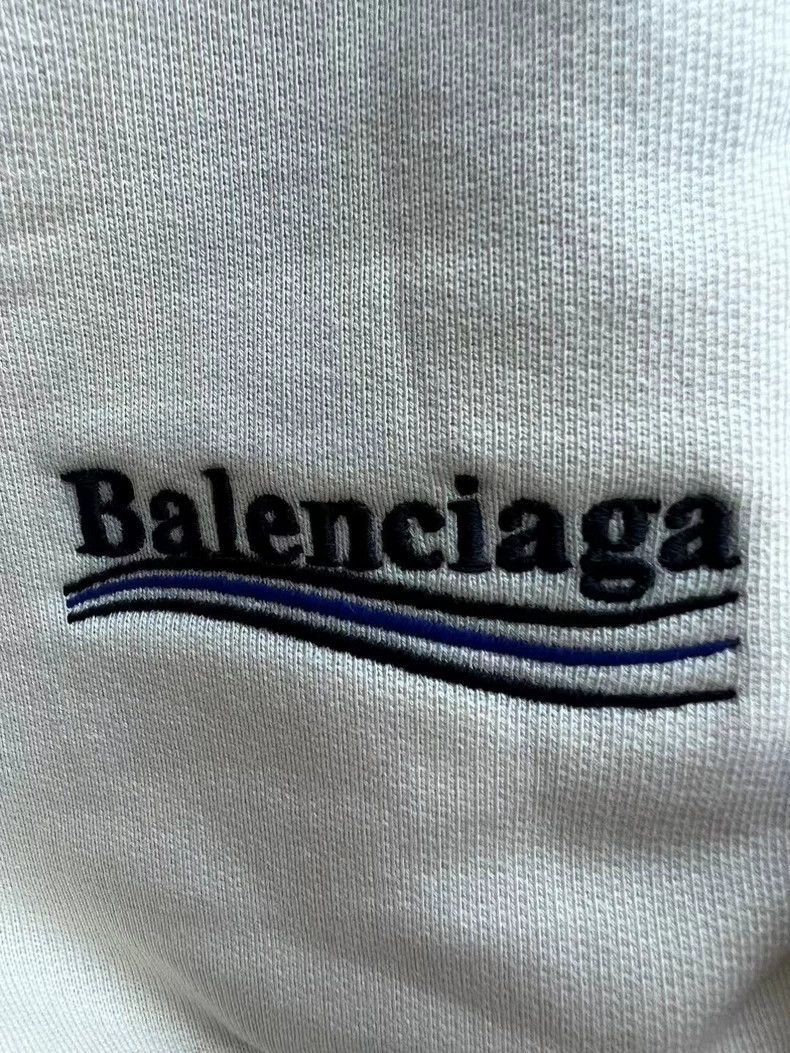 Balenciaga Balenciaga Solid Embroidered Shorts Size US 26 / EU 42 - 6 Thumbnail