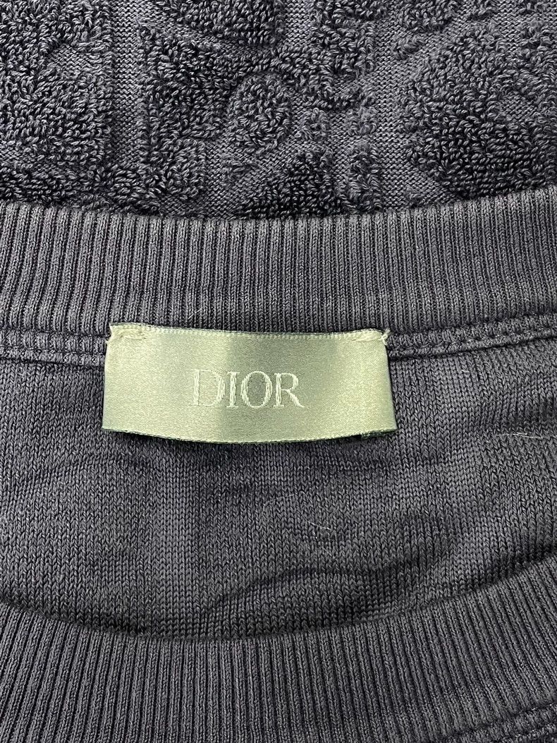 Dior Dior Purple Monogram Terry Short Sleeve T-Shirt Size US L / EU 52-54 / 3 - 3 Thumbnail