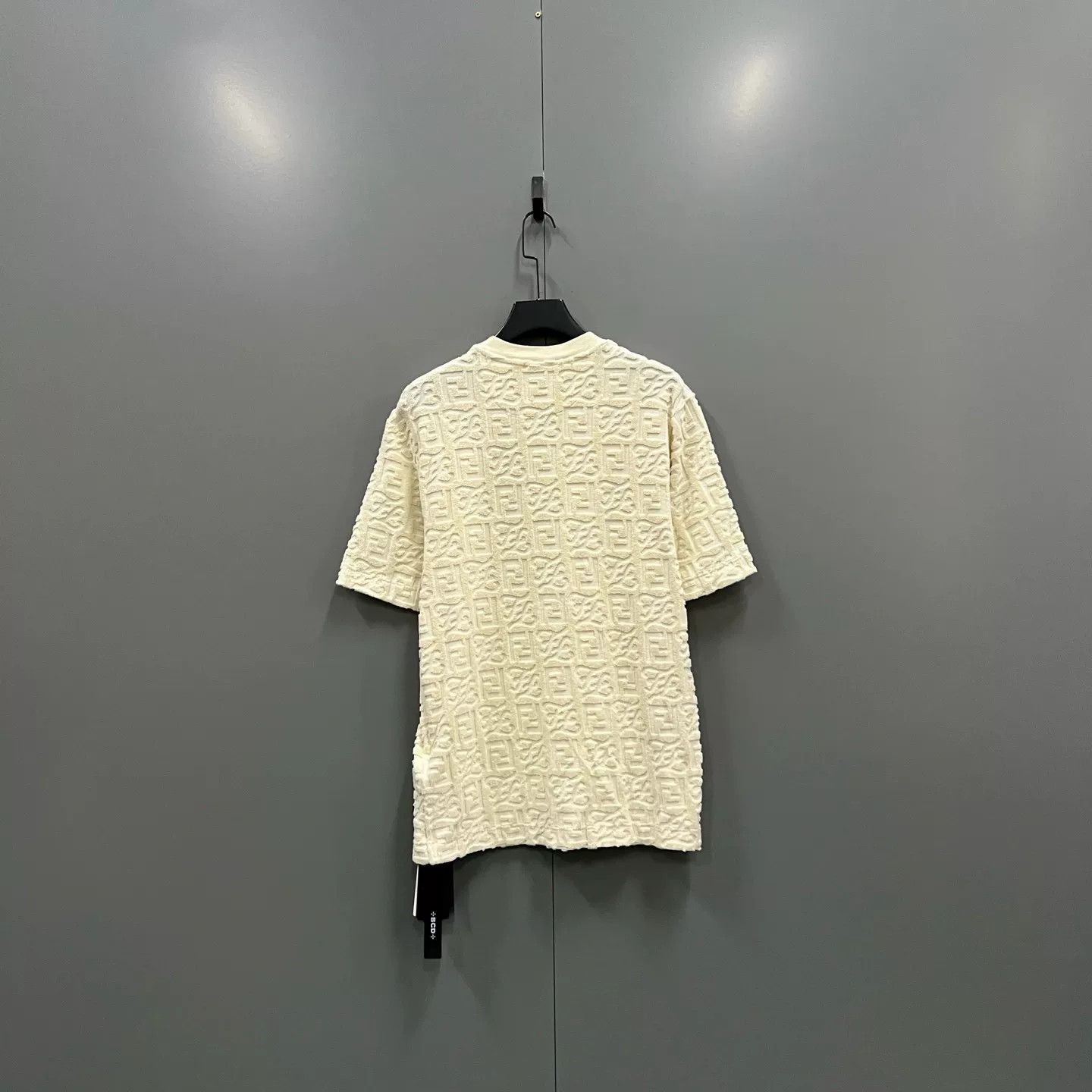 Fendi FENDI Beige Embossed FF Terry Short Sleeve Size US S / EU 44-46 / 1 - 2 Thumbnail