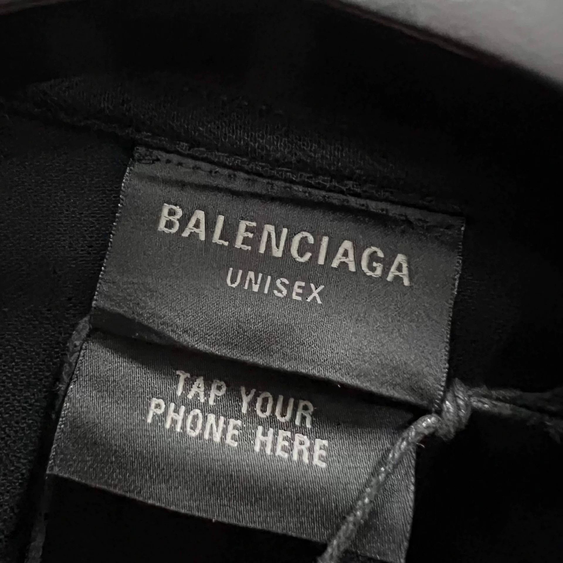 Balenciaga Balenciaga Black Embroidered Polo Shirt Size US M / EU 48-50 / 2 - 3 Thumbnail