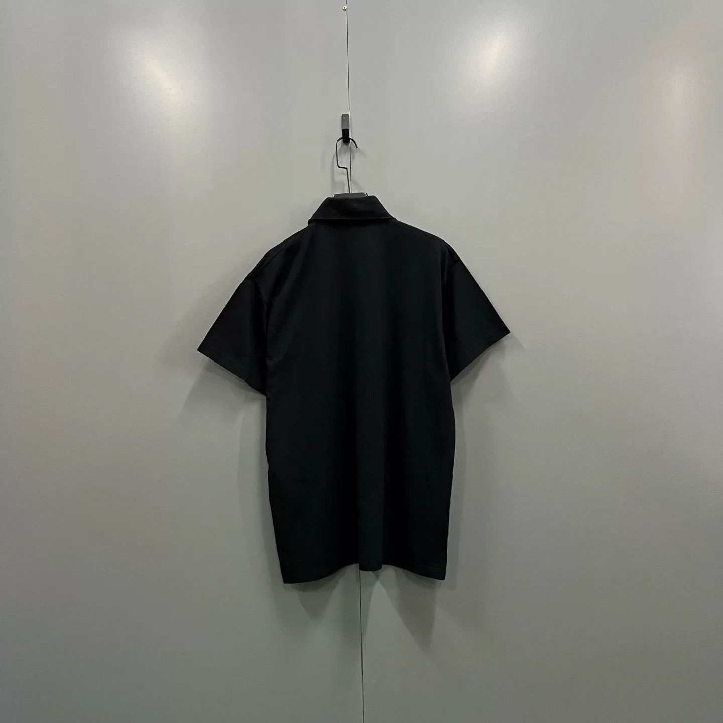 Balenciaga Balenciaga Black Embroidered Polo Shirt Size US M / EU 48-50 / 2 - 2 Thumbnail