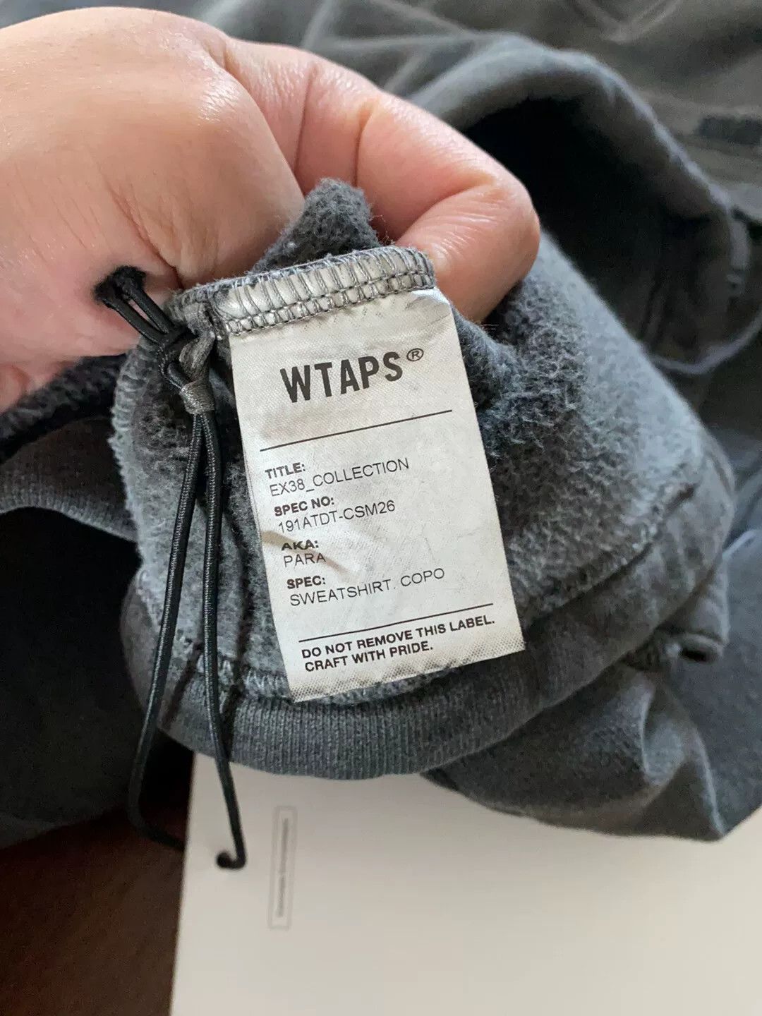 Wtaps WTAPS Washed Dye Oversized Hoodie Size US L / EU 52-54 / 3 - 6 Thumbnail