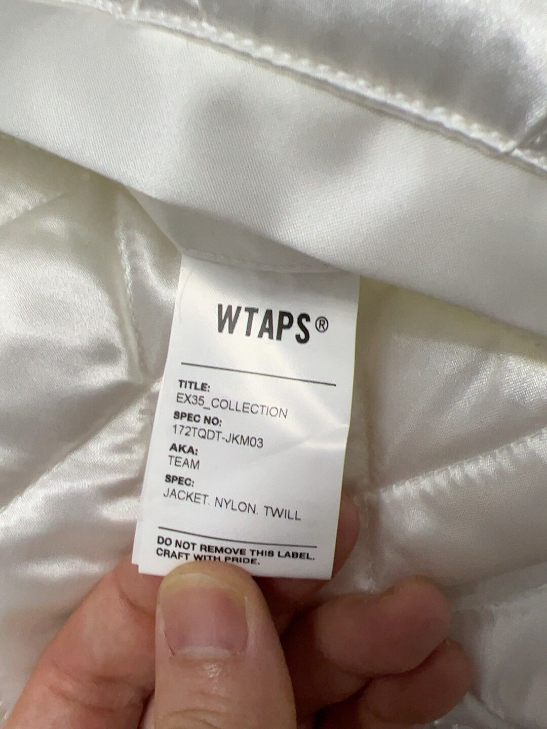 Wtaps WTAPS 17AW Team Jacket XL Size US XL / EU 56 / 4 - 6 Thumbnail
