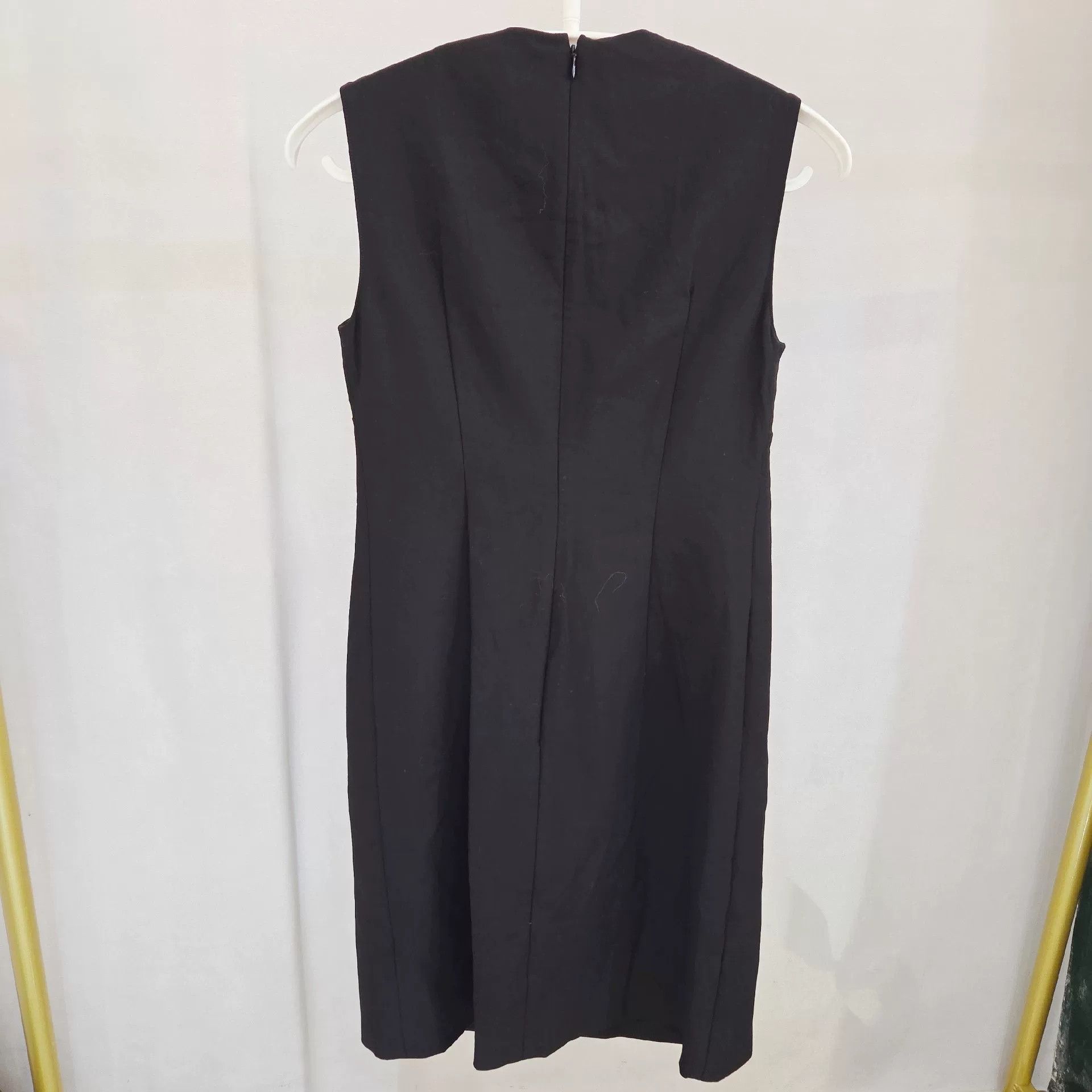 Valentino Valentino Metal Logo Sleeveless Dress Size US M / EU 48-50 / 2 - 2 Thumbnail