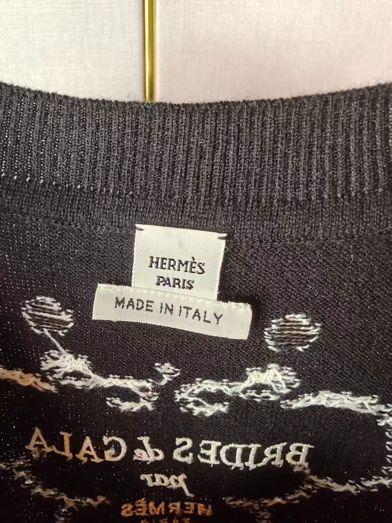 Hermes Hermes Black Short Sleeve Top Size US S / EU 44-46 / 1 - 3 Thumbnail