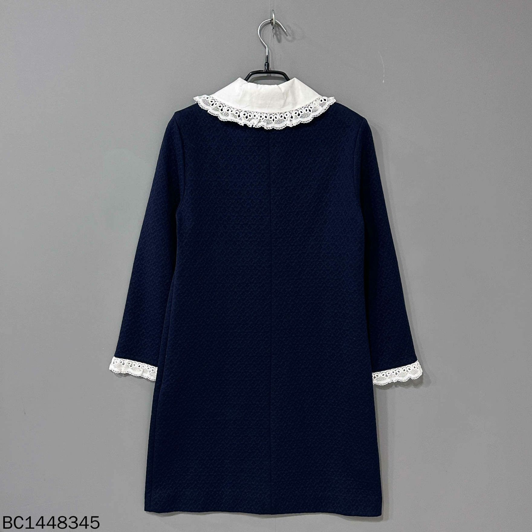 Miu Miu navy lace collar dress by miumiu Size US S / EU 44-46 / 1 - 3 Thumbnail