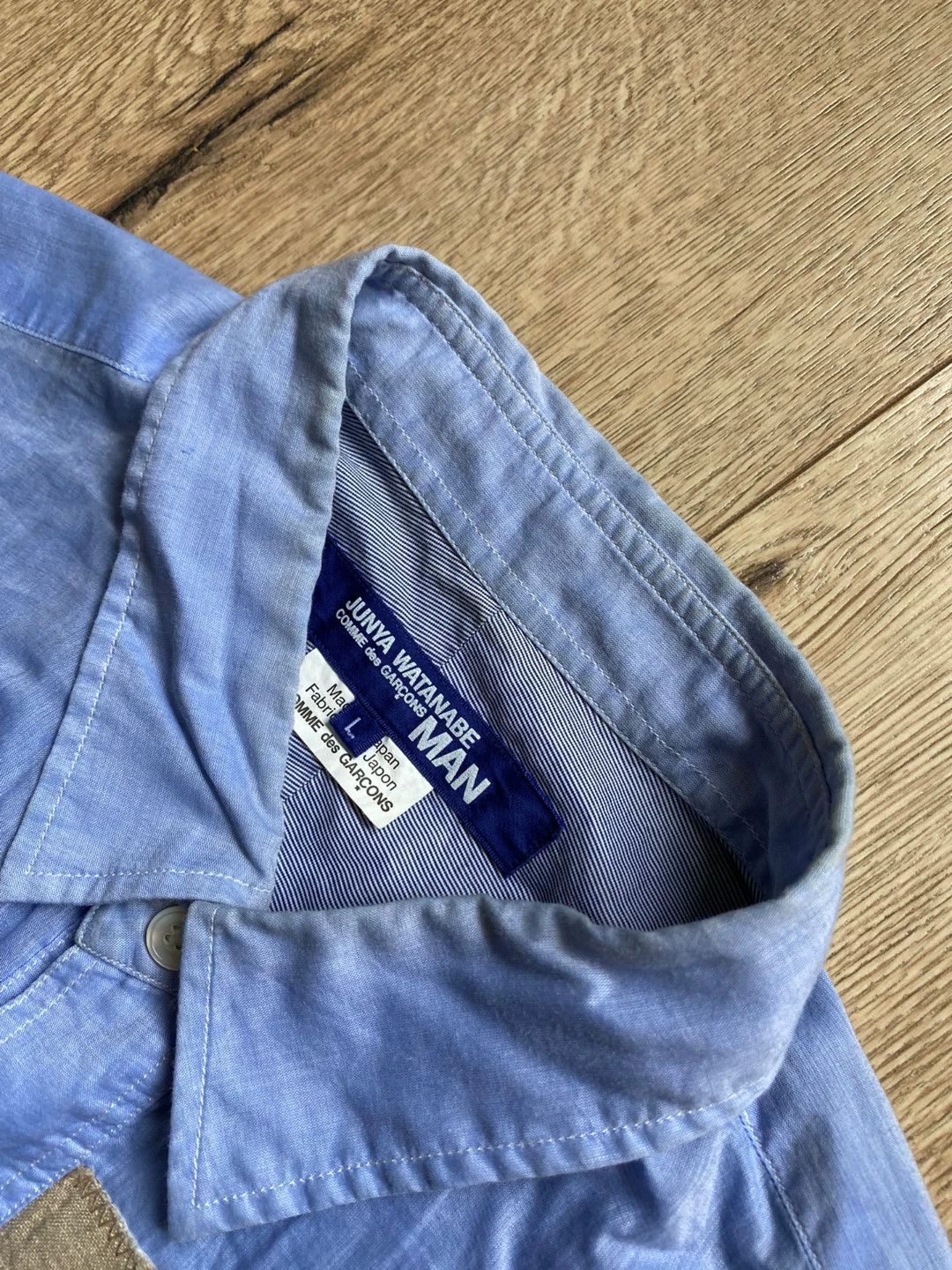 Junya Watanabe summer patchwork shirt by junya watanabe Size US M / EU 48-50 / 2 - 2 Thumbnail
