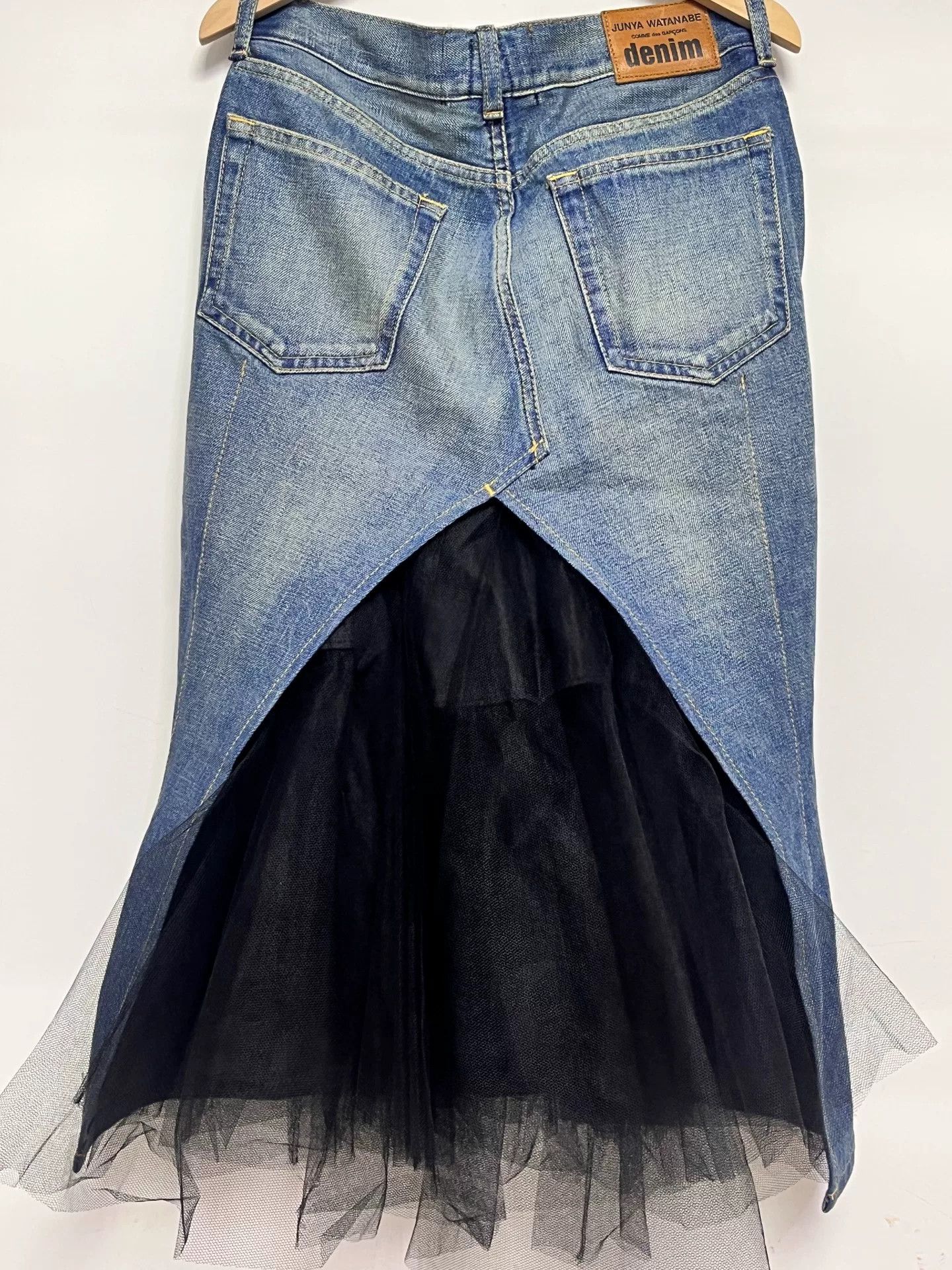 Junya Watanabe deconstructed denim mermaid midi skirt Size US 26 / EU 42 - 5 Thumbnail