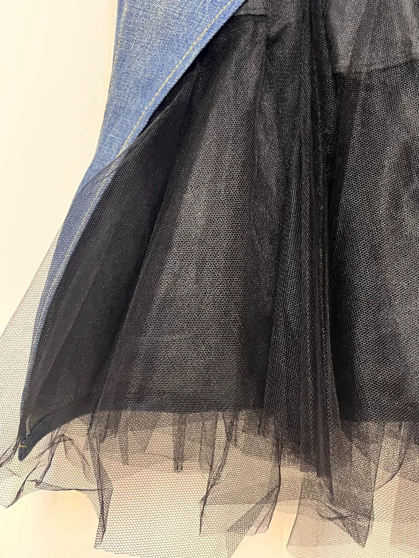 Junya Watanabe deconstructed denim mermaid midi skirt Size US 26 / EU 42 - 6 Thumbnail