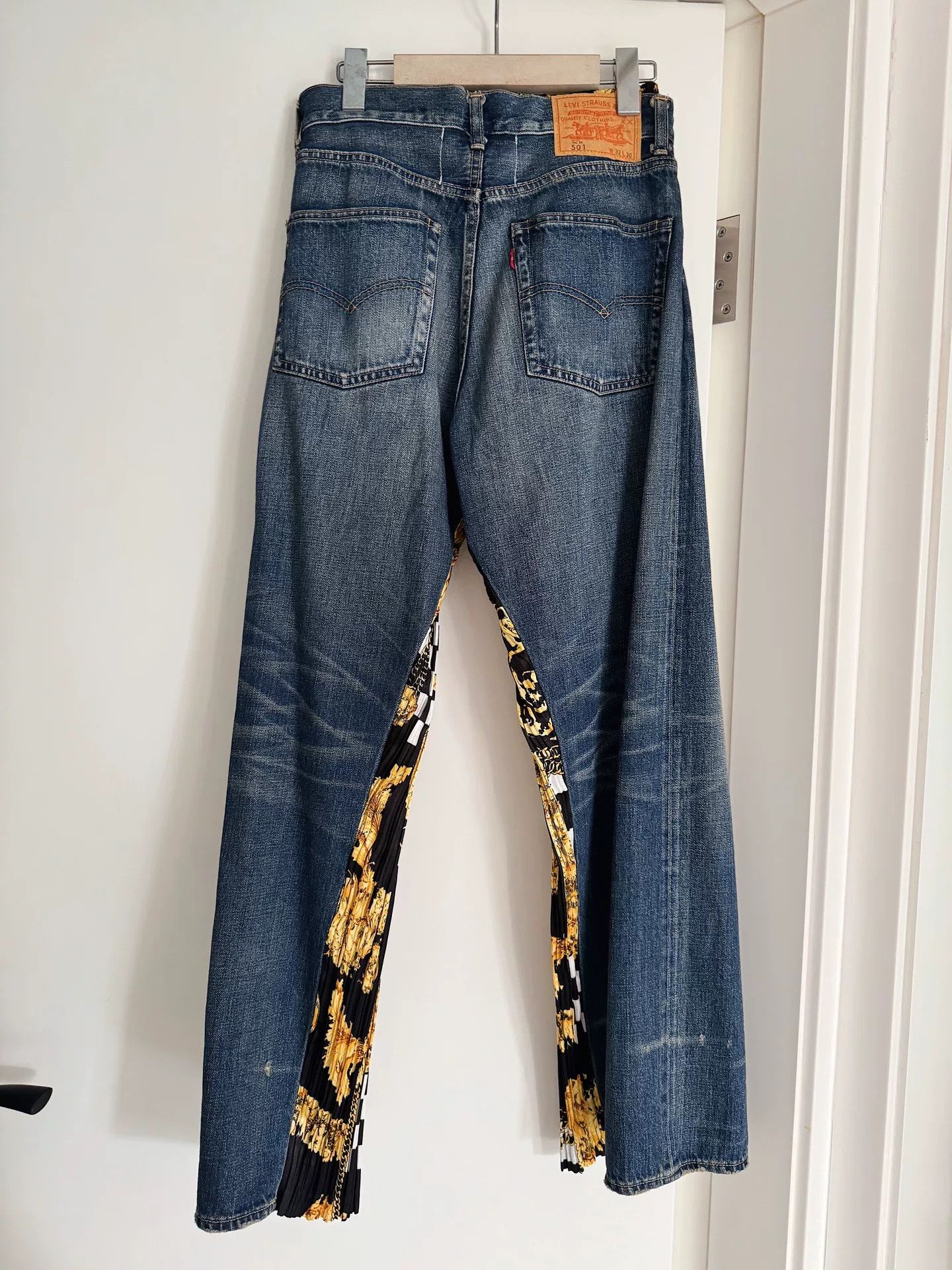 Junya Watanabe junya watanabe patchwork denim pants Size US 27 - 7 Thumbnail