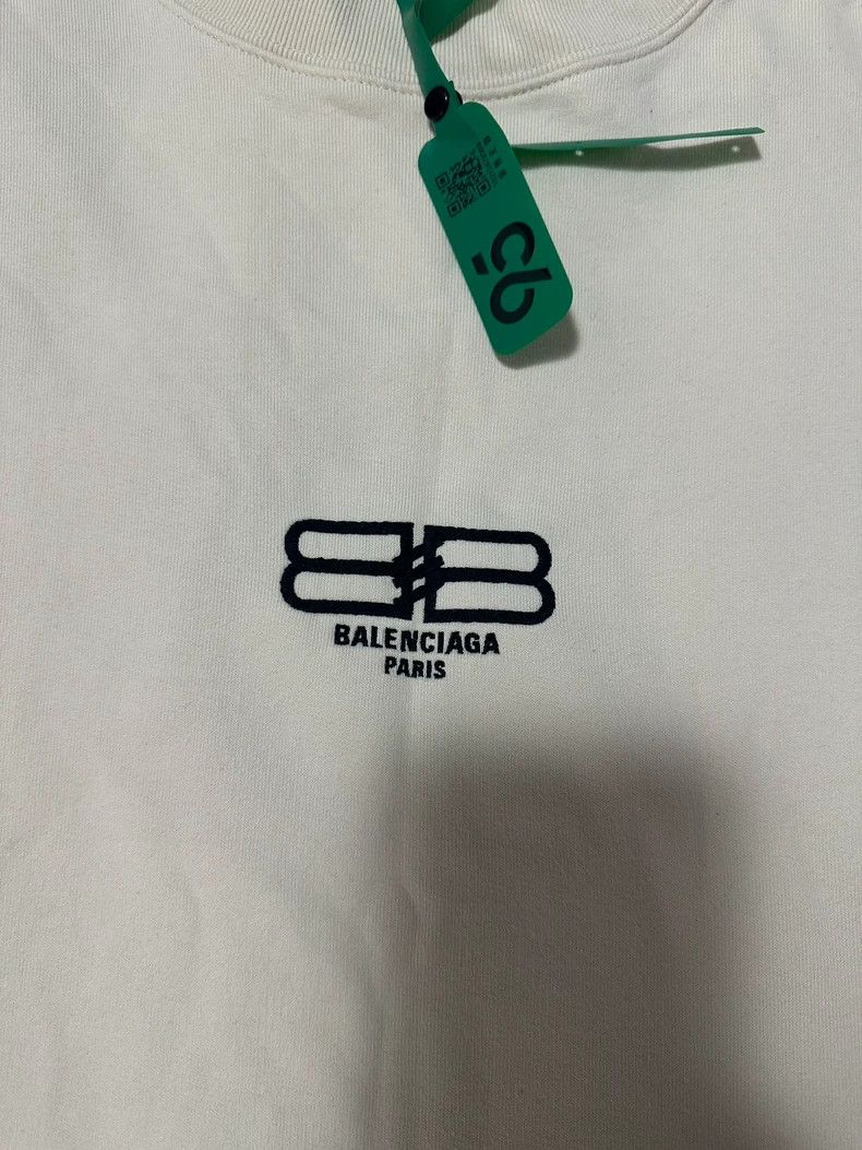 Balenciaga Balenciaga FW22 Logo Embroidered Sweatshirt Size US M / EU 48-50 / 2 - 2 Thumbnail