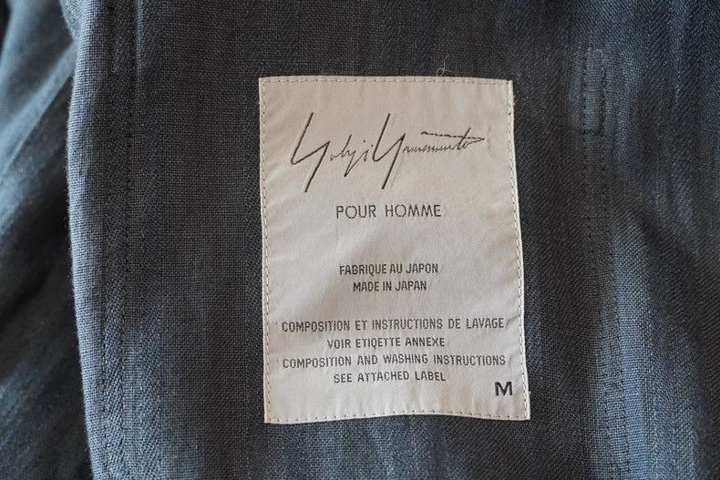 Yohji Yamamoto Yohji Yamamoto 94SS Linen Worker Jacket Size US M / EU 48-50 / 2 - 6 Thumbnail
