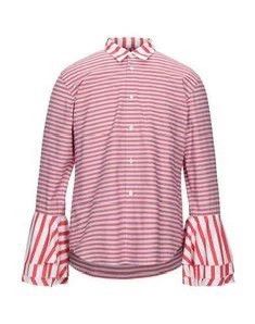 Comme des Garcons CDG Red White Stripe Shirt XS Size US XS / EU 42 / 0 - 2 Thumbnail