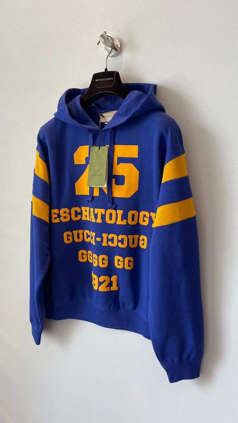 Gucci Gucci Unisex Blue Striped Hoodie Size US XS / EU 42 / 0 - 2 Thumbnail